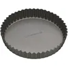 Image de Masterclass Moule À Tarte Cannelé Antiadhésif Sans Apfo En Acier Au Carbone 1 Mm D'épaisseur, Gris, 20 Cm (8')