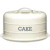 Image de Présentoir Et Plateau À Gâteaux Avec Cloche, Porte-gâteaux Avec Poignée, 28,5 X 18 Cm - Crème