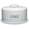 Image de Présentoir Et Plateau À Gâteaux Avec Cloche, Porte-gâteaux Avec Poignée, 28,5 X 18 Cm - Gris