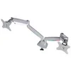 Image de Kensington SmartFit One-Touch Dual Monitor Arm kit de montage - bras reglable - pour 2 moniteurs - gris argente