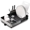Image de Égouttoir à vaisselle - Joseph Joseph - Extend Steel - inox - extensible - gris