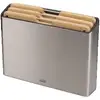 Image de Planche À Découper Joseph Joseph Folio Bamboo 3 Pièces En Bambou Avec Étui En Acier Inoxydable