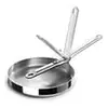 Image de Poêle space steel joseph joseph 24 cm inox poignée pliante compatible induction