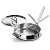 Image de Sauteuse Space Steel Acier Inoxydable Gris 28 Cm Joseph Joseph
