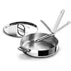 Image de Sauteuse joseph joseph space steel 28 cm acier inoxydable poignee pliante