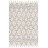 Image de NOVATREND - Tapis de salon pure laine style berbère NEJD - Beige - 120x170 cm