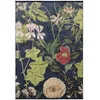 Image de NOVATREND - Tapis de salon moderne et floral KAKI - Bleu nuit - 120x170 cm