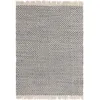 Image de NOVATREND - Tapis de salon en jute et coton VIGA - Gris - 120x170 cm