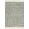 Image de NOVATREND - Tapis de salon en jute et coton VIGA - Vert - 200x290 cm