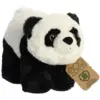 Image de Peluche Aurora Eco Nation Panda 22 Cm Multicolor Textile