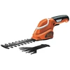 Image de Sculpte Haie - Cisaille À Gazon Black Et Decker - 7,2v - Batterie 1,5ah - Gsl700-qw