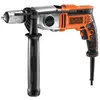 Image de Perceuse à percussion filaire 1100W - BLACK&DECKER - KR1102K-QS - Avec coffre de rangement