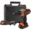 Image de Perceuse visseuse multievo sans fil - 18V - BLACK+DECKER + 1 batterie 15Ah + chargeur + coffret - MT218K-QW
