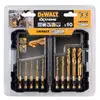 Image de Coffret forets metal dewalt dt50050-qz 10 pieces hss titanium 3-12 mm DT50050-QZ