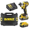 Image de Visseuse à chocs 18V XR Brushless + 2 batteries 5Ah + chargeur + coffret T-STAK - DEWALT - DCF887P2-QW