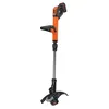 Image de Coupe-bordure électrique BLACK+DECKER - STC1820EPC-QW - 18V - 28cm - Avec batterie 18V - 2 Vitesses - Tête Pivotante 180°