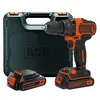 Image de Black & Decker BDCDD186KB Perceuse visseuse 2 Vitesses sans fil 18V 2x Batteries