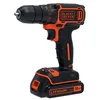 Image de Black & Decker BDCHD18KB Perceuse Visseuse à percussion 2x Accus 18V Coffret