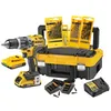 Image de Perceuse à percussion - DeWalt - Set DCK796D2T - Sans fil - 2 batteries - Batterie fournie