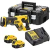Image de Scie sabre compacte XR - DEWALT - avec 2 batteries 18V 5.0Ah - chargeur - TSTAK - DCS367P2