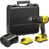 Image de Perceuse visseuse à percussion sans fil - 18V - STANLEY FATMAX V20 - SFMCD715D2K-QW - Brushless - 60Nm - 2 batteries 2 Ah + chargeur