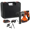 Image de Perforateur BLACK+DECKER BCD900E2K-QW SDS sans fil - 18V - avec 2 batteries 2 5Ah