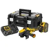Image de Meuleuse 18V 125 mm XR Brushless - DEWALT - avec 1 batterie 18V 6Ah - chargeur - coffret - DCG409T1-QW