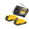 Image de Pack 2 batteries XR 18V 2Ah Li-Ion + chargeur DEWALT DCB1104D2-QW