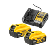 Image de Pack 2 batteries XR 18V 5Ah Li-Ion + chargeur DEWALT DCB1104P2-QW