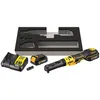 Image de Clé à cliquet DEWALT XR 18V Brushless - Batteries 2 x 1.7 Ah - Têtes interchangeables 1/4 3/8 et porte-embout hexagonal 1/4 - D
