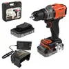 Image de Perceuse visseuse black decker bcd382d2xk-qw 18v 2x2ah avec mallette AAALU81564