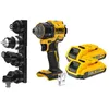Image de Perceuse visseuse à têtes multiples XR 18V - 2 batteries 2Ah - Li-Ion Brushless - DEWALT - DCD803D2T-QW