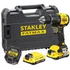 Image de Perceuse Visseuse À Percussion 60 Nm Brushless - Lithium 18V - 2 Batteries 2 Ah En Kit - SFMCD716D2T-QW STANLEY FATMAX V20