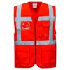 Image de Gilet haute visibilité - PORTWEST - Executive-Berlin - Rouge - EN ISO 20471 Class 2 - 7 poches