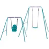 Image de Balançoire - PLUM - 2-en-1 - Métal - Vert - Mixte
