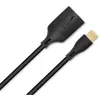 Image de Câble USB - QED - USB A femelle vers C - USB 2.0 - Plaqué or 24k - PVC flexible