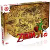 Image de Puzzle 1000 Pièces Winning Moves Carton Rouge Zelda Hyrule 33,2x22,6x3,8 Cm Winning Moves