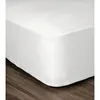 Image de Drap Housse 100% Coton 160x200x25 Cm Blanc