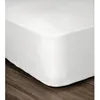 Image de LOVELY HOME Drap Housse 100% coton 160x200x25 cm blanc