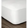 Image de Drap Housse 100% Coton 90x190x30 Cm Blanc