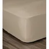 Image de Drap Housse 100% Coton 180x200x30 Cm Beige