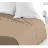 Image de Drap Plat - LOVELY HOME - 100% coton - 180 x 290 cm - Beige