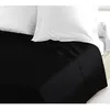 Image de Drap Plat - LOVELY HOME - 100% coton - 240 x 300 cm- Noir