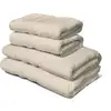 Image de Lot De 4 Serviettes - 2 Serviettes 50 X 100 Cm + 2 Draps De Douche 70 X 140 Cm - Beige