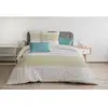 Image de Parure De Couette Nat - 3 Pcs - 260 X 240 - 100% Coton 57 Fils - Miel