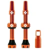 Image de Valves tubeless Muc-Off V2 orange (paire)- 60mm