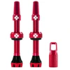 Image de Valves tubeless Muc-Off V2 rouge (paire)- 60mm
