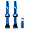 Image de Valves tubeless Muc-Off V2 bleu (paire)- 60mm