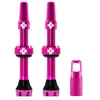 Image de Valves tubeless Muc-Off V2 rose (paire)- 60mm