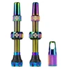 Image de Valves tubeless Muc-Off V2 néochrome (paire)- 60mm